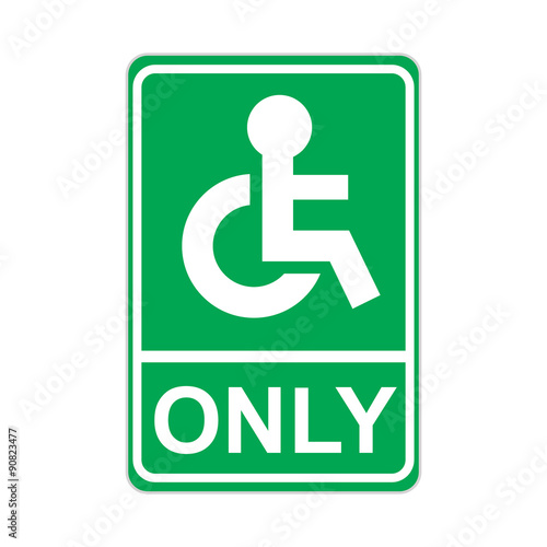 Disabled Sign