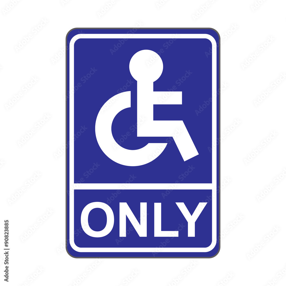 Disabled Sign Disabled Sign