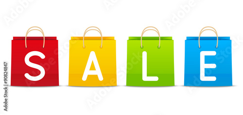 Color paper shopping bags for Your design 