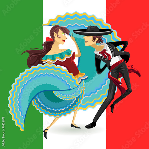Jarabe Mexico National Dance Mexican Hat Dance

Mexican performing a Mexico’s National Dance, Jarabe 
