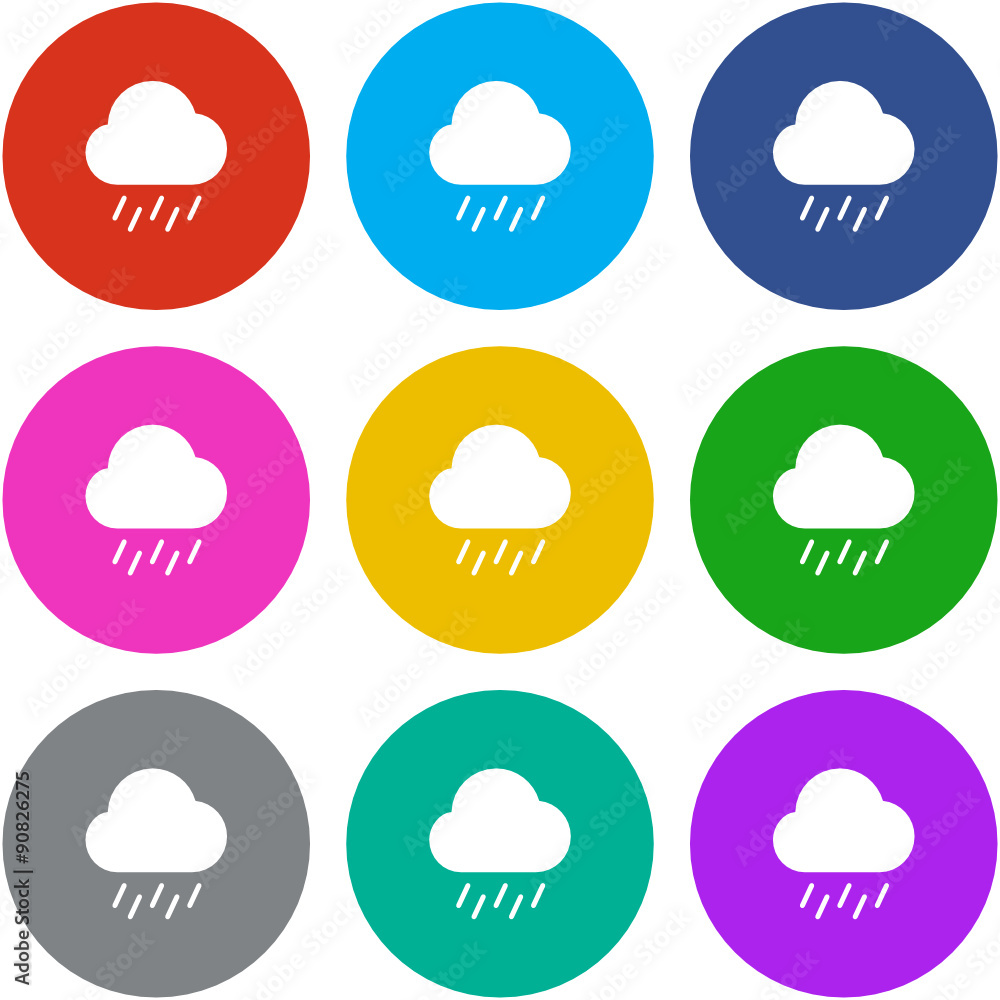 Flat Multicolor App Icon Flat Multicolor App Icon