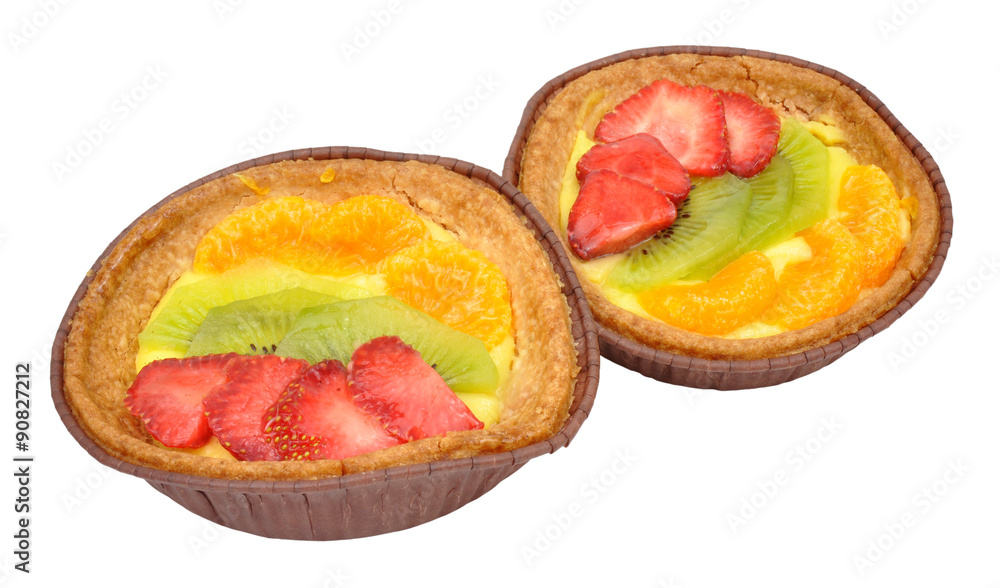 Fruit Custard Tarts