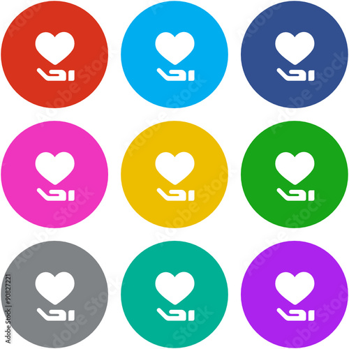 Flat Multicolor App Icon
