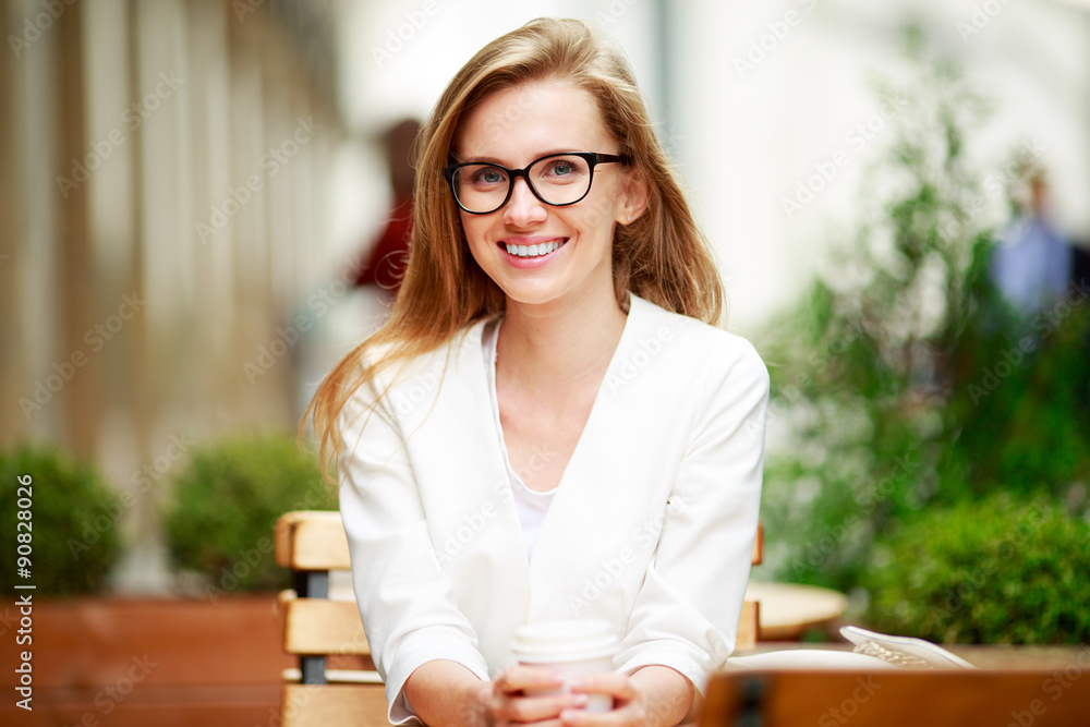 Portrait of a smiling business woman Portrait of a smiling business woman