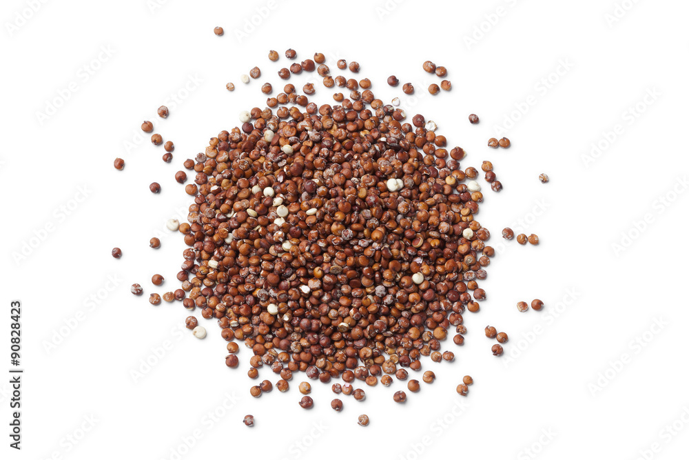 Heap of red raw Quinoa seeds Heap of red raw Quinoa seeds