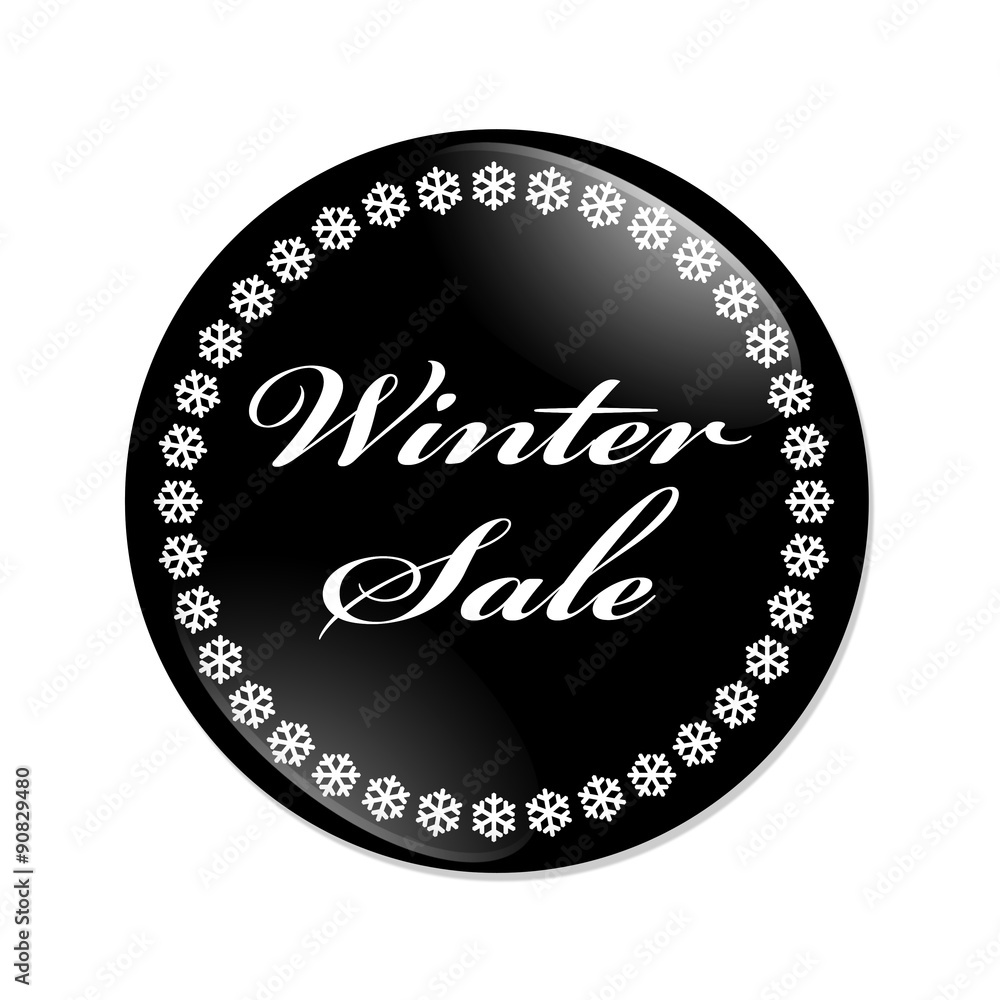 Winter Sale Button Winter Sale Button