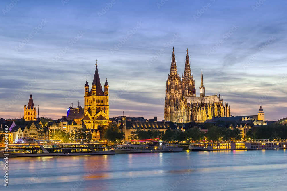 view of Cologne, Germany