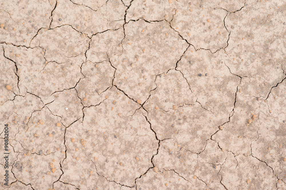 Cracked earth fissure. Cracked earth fissure.