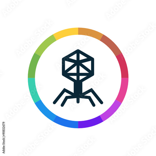 Modern Multicolored Icon