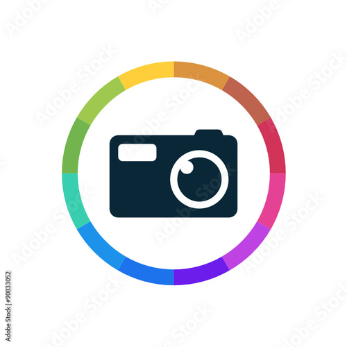 Modern Multicolored Icon