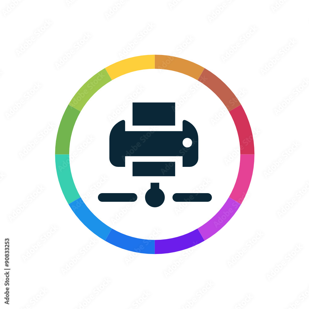Modern Multicolored Icon Modern Multicolored Icon