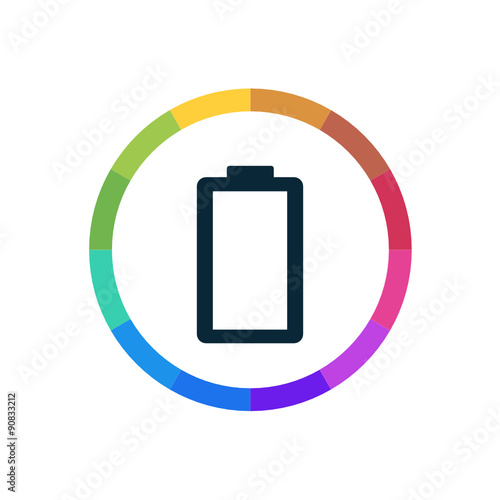 Modern Multicolored Icon