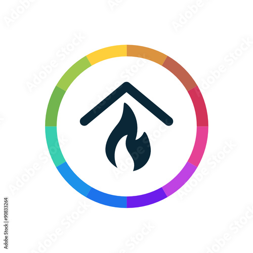 Modern Multicolored Icon