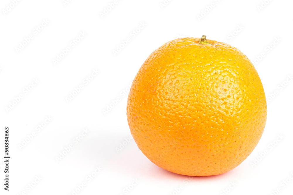 Orange on white Orange on white