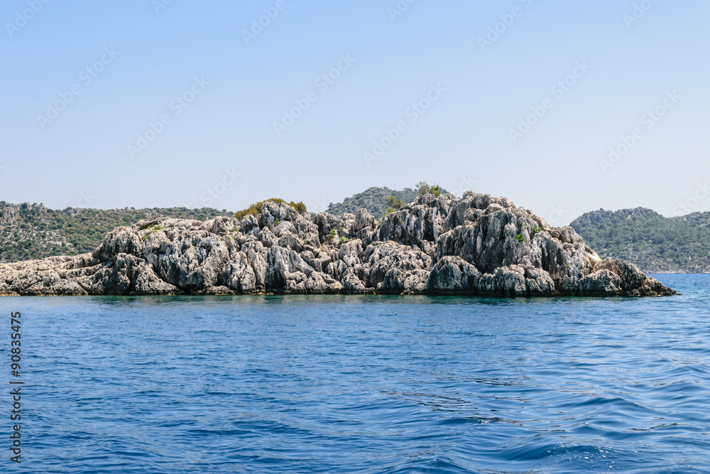 Fototapeta premium Mediterranean Sea. Kekova Bay. Turkey