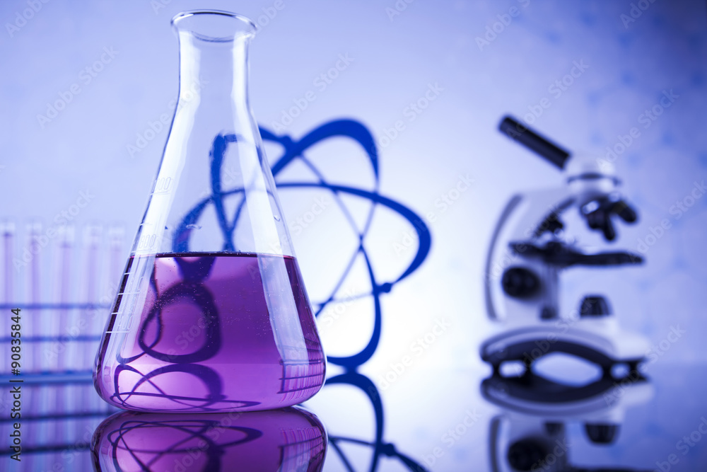 Microscope in medical laboratory, Research and experiment Microscope in medical laboratory, Research and experiment