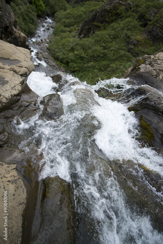  Hundafoss waterfall