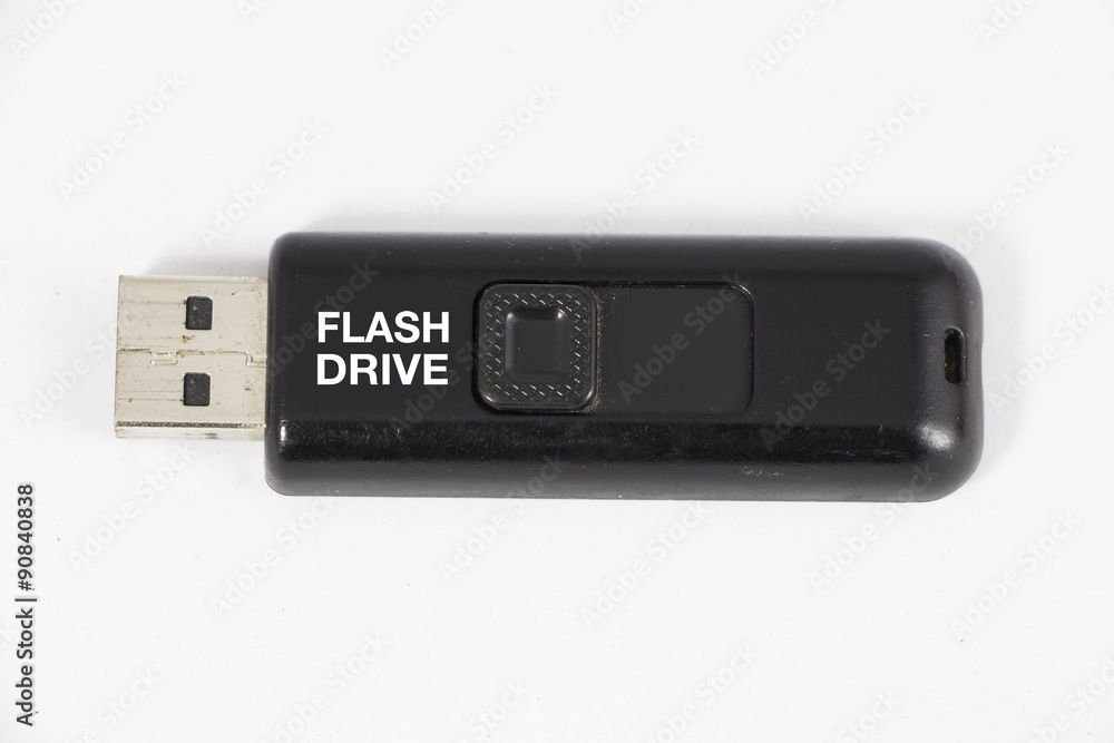 Flash Drive isolated on white background Flash Drive isolated on white background