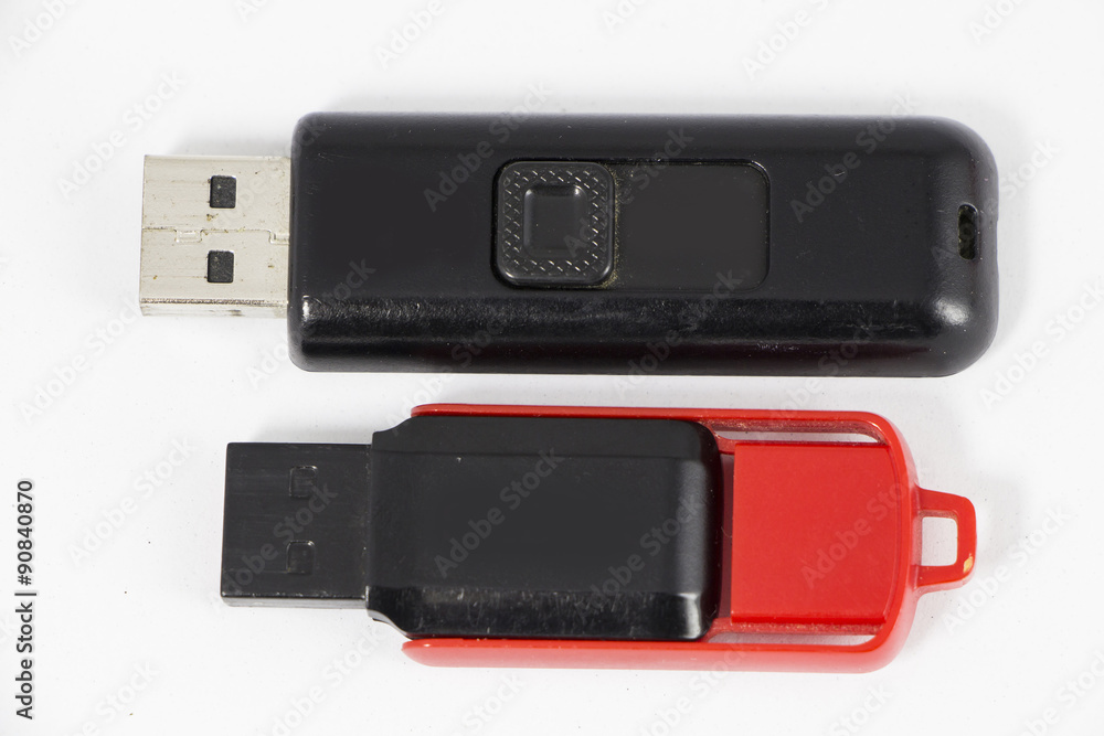 Flash Drive isolated on white background
