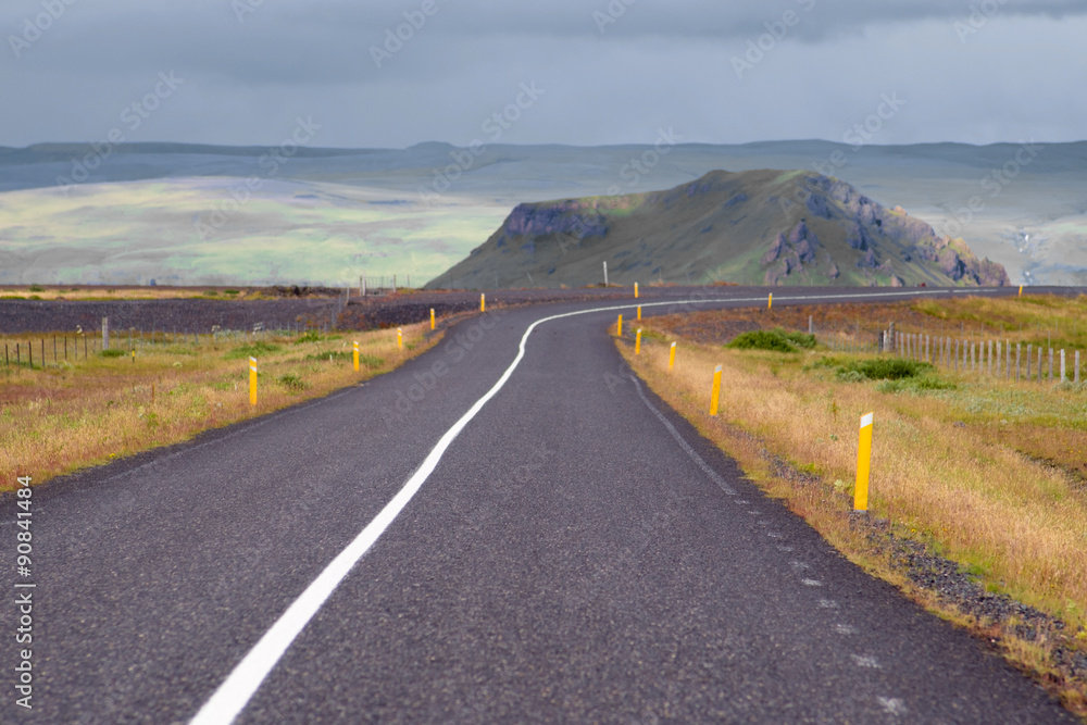 road 1 in Iceland