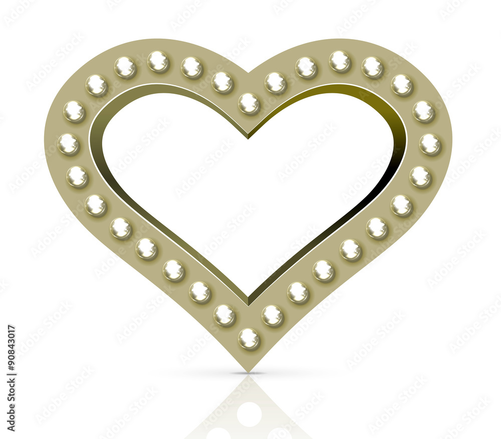 Marquee heart symbol Marquee heart symbol