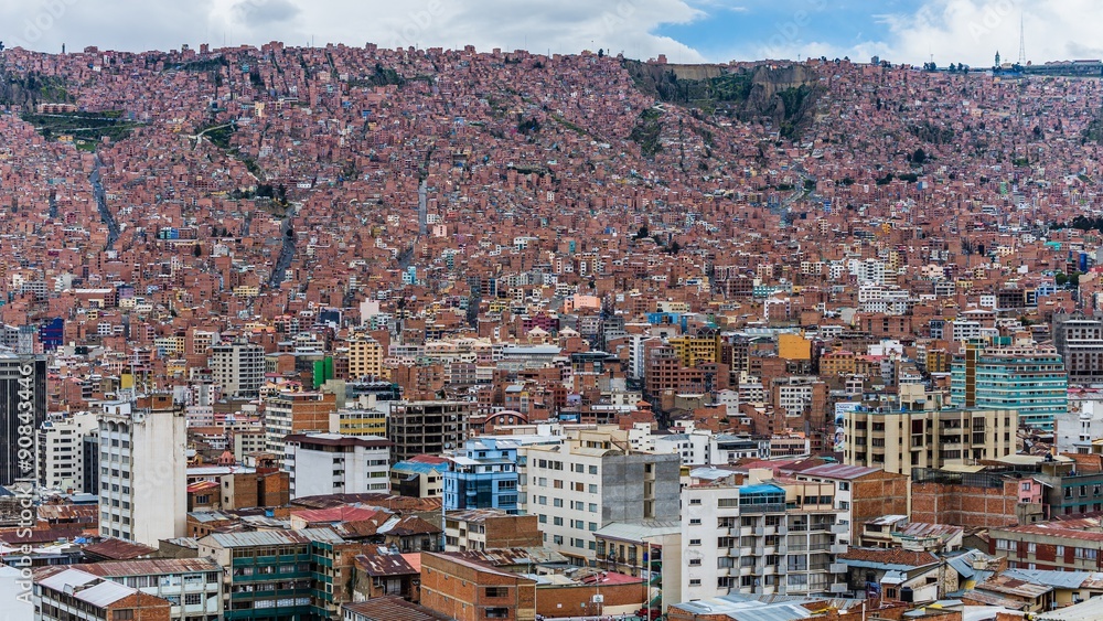 Fototapeta premium houses of la paz