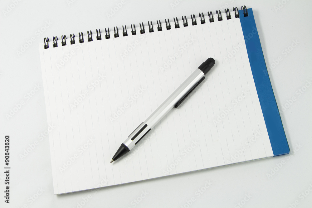 white notebook isolated on white background white notebook isolated on white background