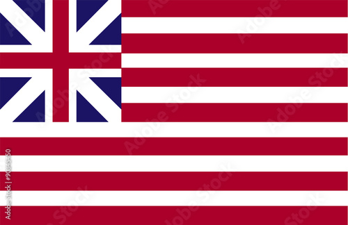 vector flag of the US congress