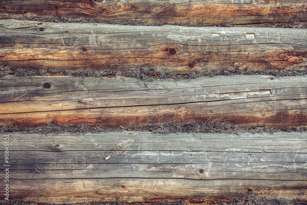 Fototapeta premium Wooden cracked background