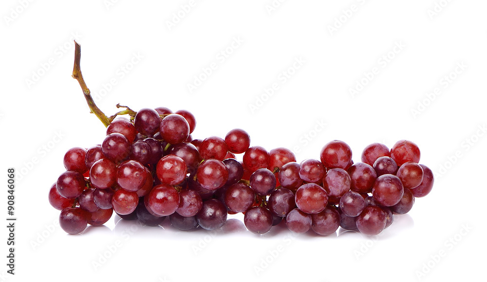 red grape isolated on white background red grape isolated on white background