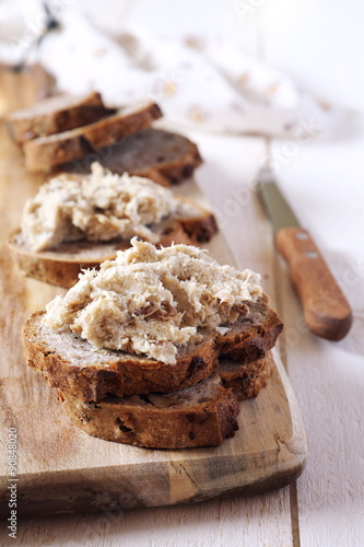 French rillettes, meat spread