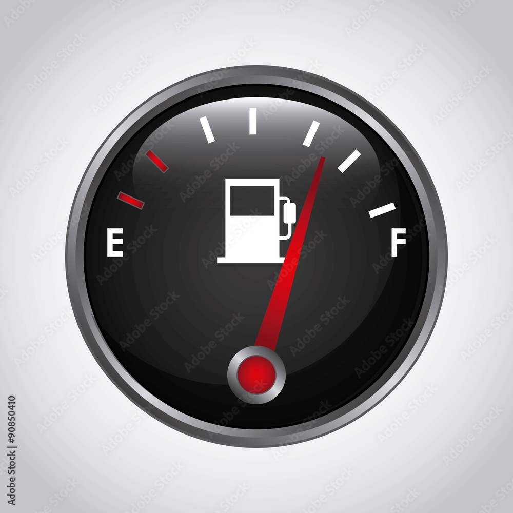 Naklejka premium fuel meter 
