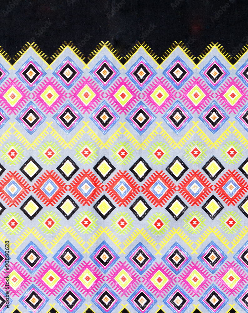 Texture of Thai silk pattern, Thailand textile Texture of Thai silk pattern, Thailand textile