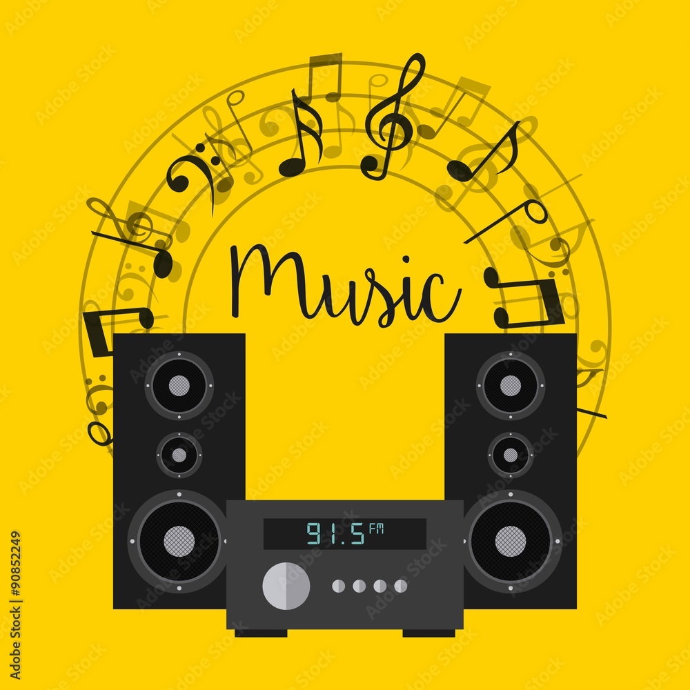 Fototapeta premium musical concept 