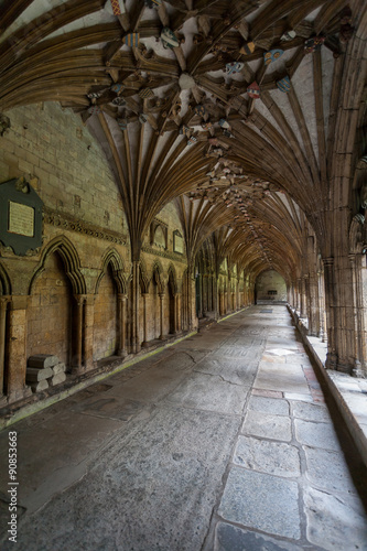 Cloister cathedral of Canterbury, Kent, England © rlastres
