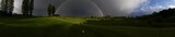 Double rainbow over The Warwickshire golf course