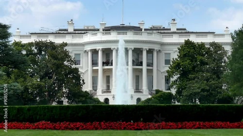 An establishing shot of the White House in Washington, D.C. photo