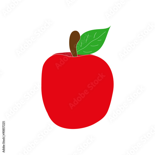 red apple