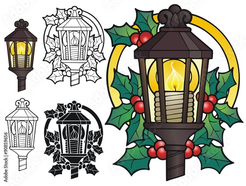 Old Fashioned Christmas lantern