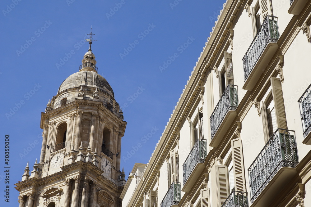 Fototapeta premium catedral de la encarnacion de Malaga