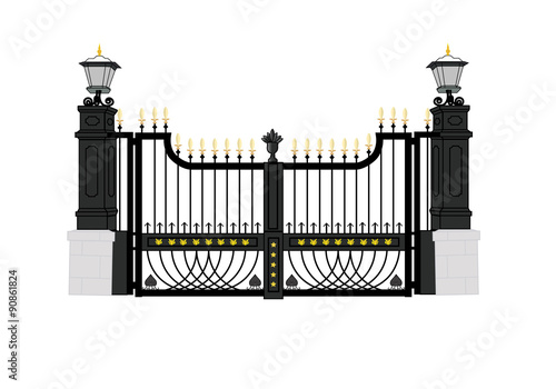 White House front gate; Washington D.C.; United States of America; president home