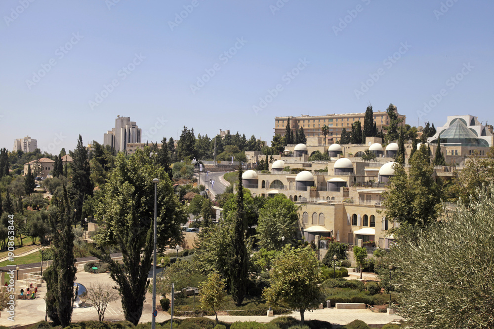 modern buildings of Jerusalem, Israel