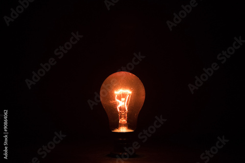 Red light bulb