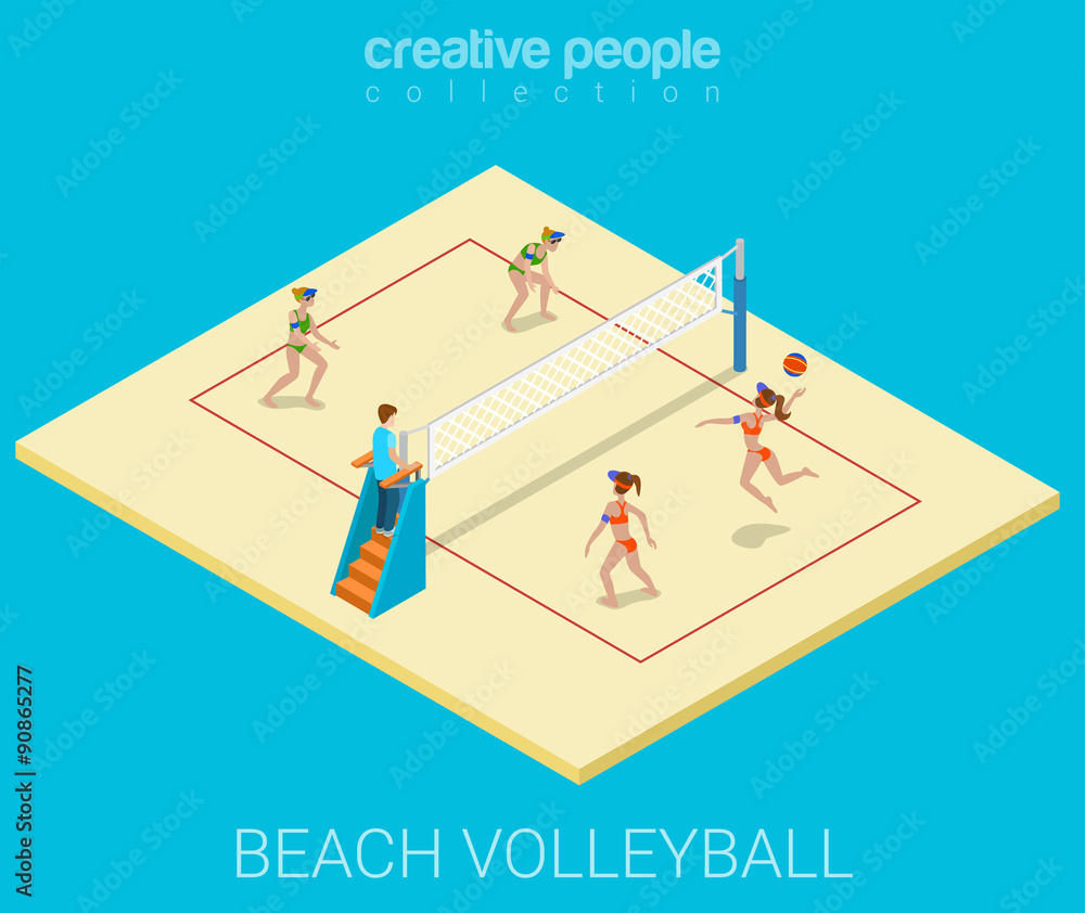 Sport collection: beach volleyball