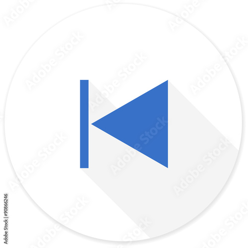 prev flat design modern icon Free Download prev flat design modern icon - GFXLoad