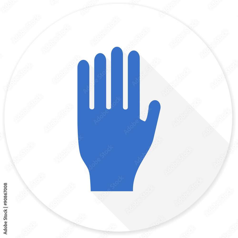 Obraz premium stop flat design modern icon