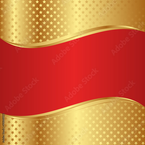 background with golden stars