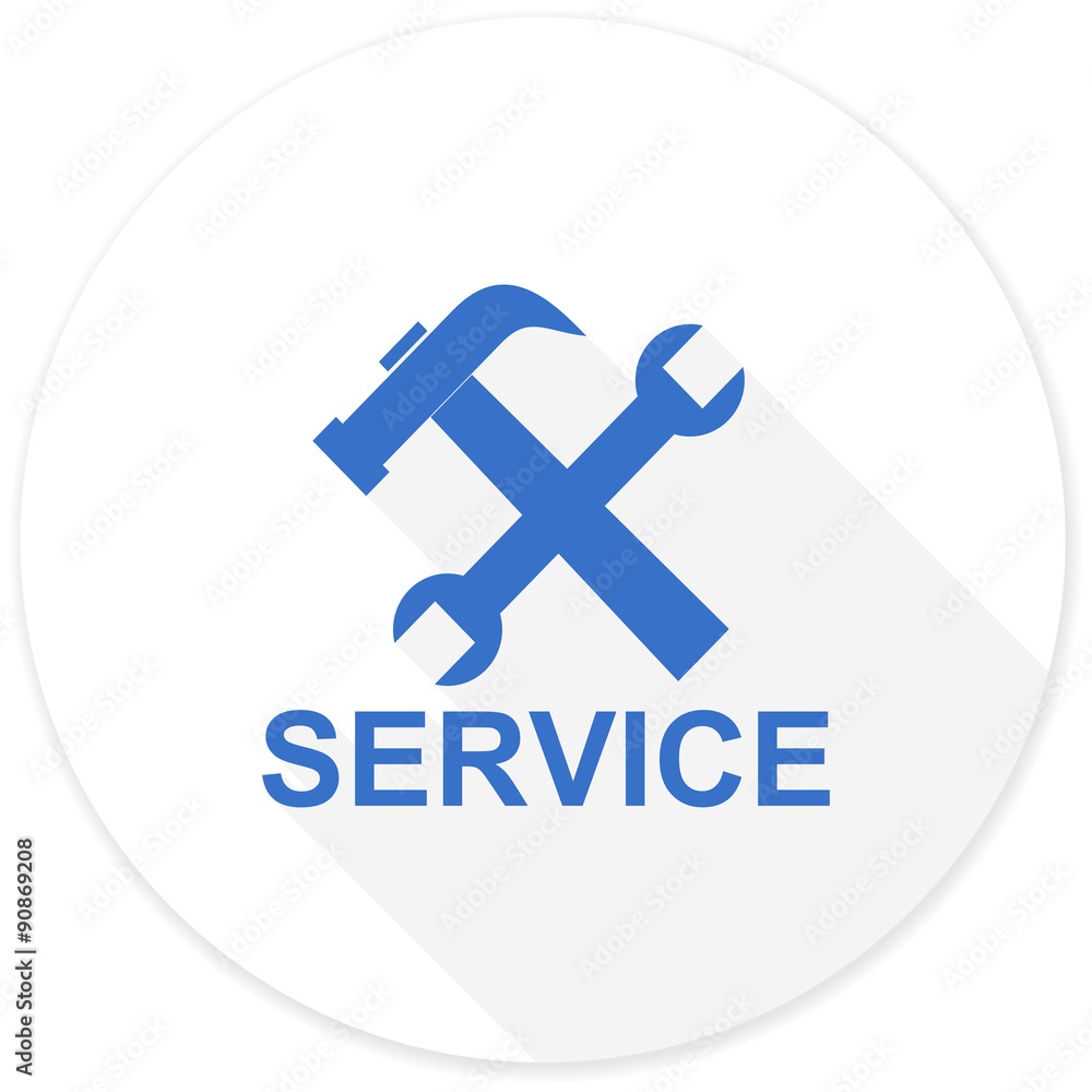 Fototapeta premium service flat design modern icon