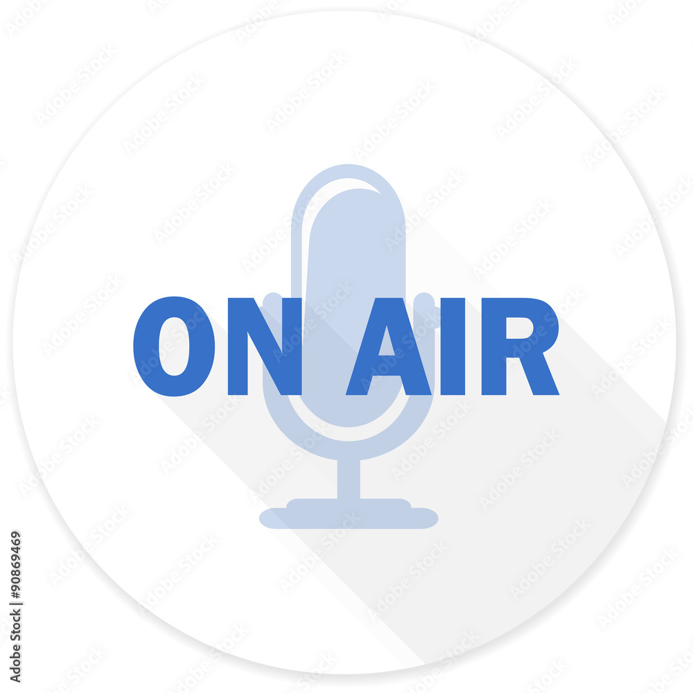 on air flat design modern icon on air flat design modern icon