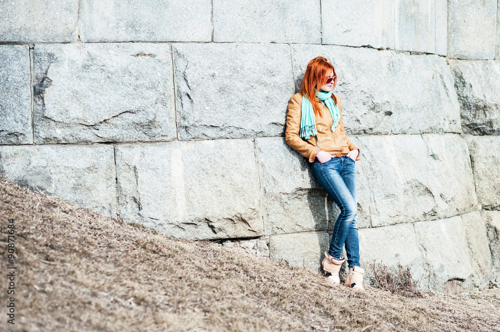 Red-haired girl